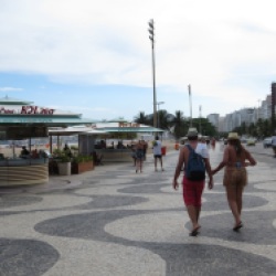 Die Promenade der Copacabana
